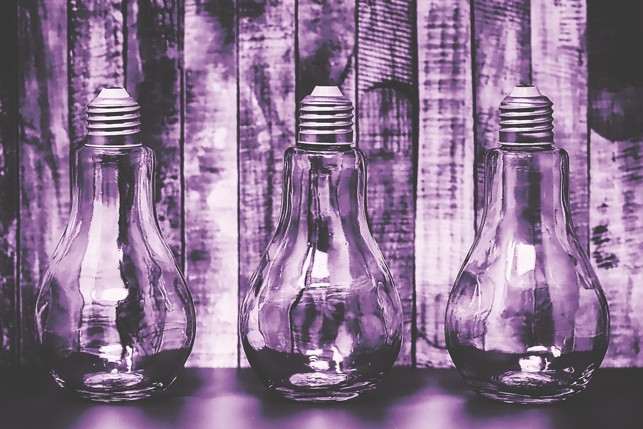 glasses, lightbulb, storage, decoration, idea, transparent, creative, glass, energy