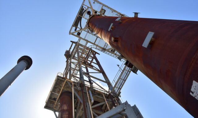 factory, stacks, industry, industrial, plant, production, chimney, smoke, chemical, gas, steam, metal, energy, storage, tower, steel, pipe, sky, air, engineering, petrochemical, smokestack, chemistry, blue smoke, blue energy, blue metal, blue chemistry, nature, blue industry