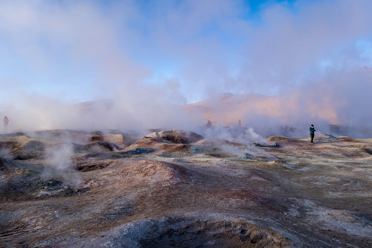 bolivia, geyser, altitude, fume, heat, steam, nature, sunrise, air, water, blue sunrise, bolivia, bolivia, bolivia, bolivia, bolivia